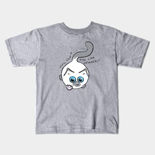 Hungry Circle Cat Kids T-Shirt